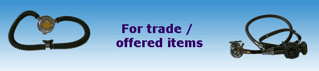 For trade / 
offered items